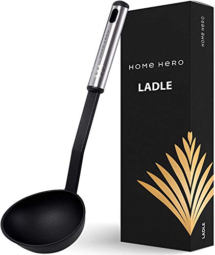 image for Home Hero Soup Ladle Spoon - Nylon Ladle for Soup Ladles Soup Serving 
