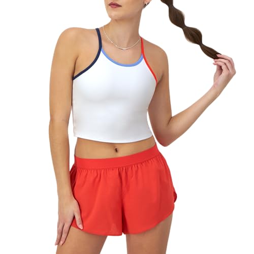 Champion Women's Tank Top, Soft Touch, Anti Odor, Longline Cami with Shelf Bra…