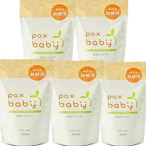【5個】パックスベビー 全身シャンプー 詰替用 300mlx5個 (4904735054795)商品画像