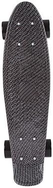 PU Aluminium Alloy Standard Skateboards Professional 22 Inch Black