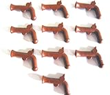 Lego Pirates Reddish Brown Minifig, Weapon Gun, Pirate Flintlock Pistol x10 Loose