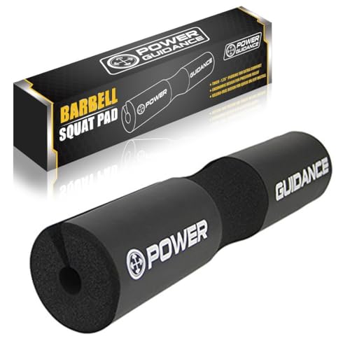 POWER GUIDANCE Barbell Pad Squat Pad Ideal for Squats Lunges Hip Thrusts Weight Lifting More Fit 50 mm Olympic Bars Many Colours Available