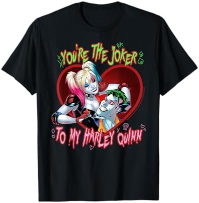 Amazon.com: Womens DC Comics Joker & Harley Quinn Valentine's Day