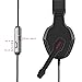 NUBWO U3 3.5mm Gaming Headset for PC, PS4, Laptop, Xbox One, Mac, iPad, Nintendo Switch Games, Computer Game Gamer Over Ear Flexible Microphone Volume Control with Micthumb 4
