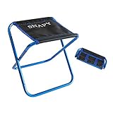 SNAPY 2-Pack Mini Folding Camping Stool, Lightweight Camp Stool, Portable Folding Camp Chair, Ultralight Camping Chair for BBQ, Camping, Fishing, Travel, Hiking