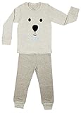 Elowel Kid's Teddy Bear Face Pajama Set, Multi, 4T