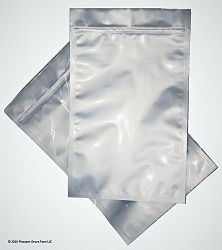 (30 , 60 , or 90-Count) 1 Gallon (10 X 16 in) 7 Mil Thick Mylar Zip Seal Bags (90)