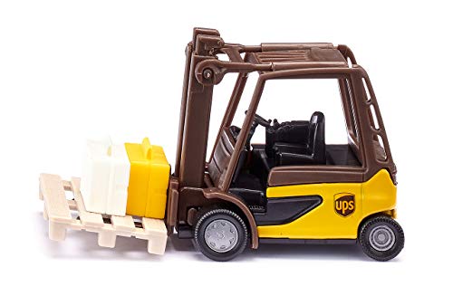 siku 6324, UPS Logistik Set, Metall/Kunststoff, Braun/Weiß, Viele Funktionen, Kombinierbar mit siku Modellen im gleichen… – Bild 5