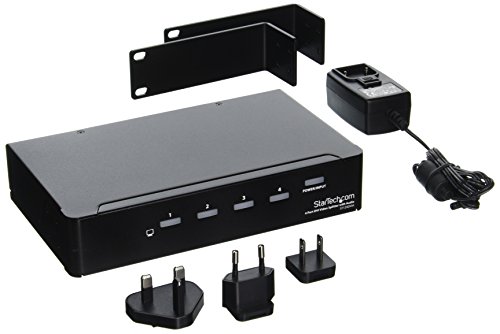 StarTech.com ST124DVIA 4-Port DVI Video Splitter with Audio