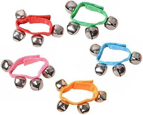 4PCS Baby Kids Rattles Hand Wrist Foot Bell Toys Educational Dancing Accessories Girls Boys Toy