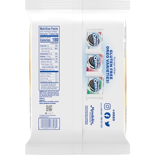 OREO GLUTEN FREE GOLDEN SANDWICH COOKIES, GLUTEN FREE COOKIES, 12.08 OZ