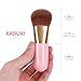 Docolor Kabuki Foundation Face Powder Brush Cruelty Free Portable Makeup Cosmetic Tool (Pink)