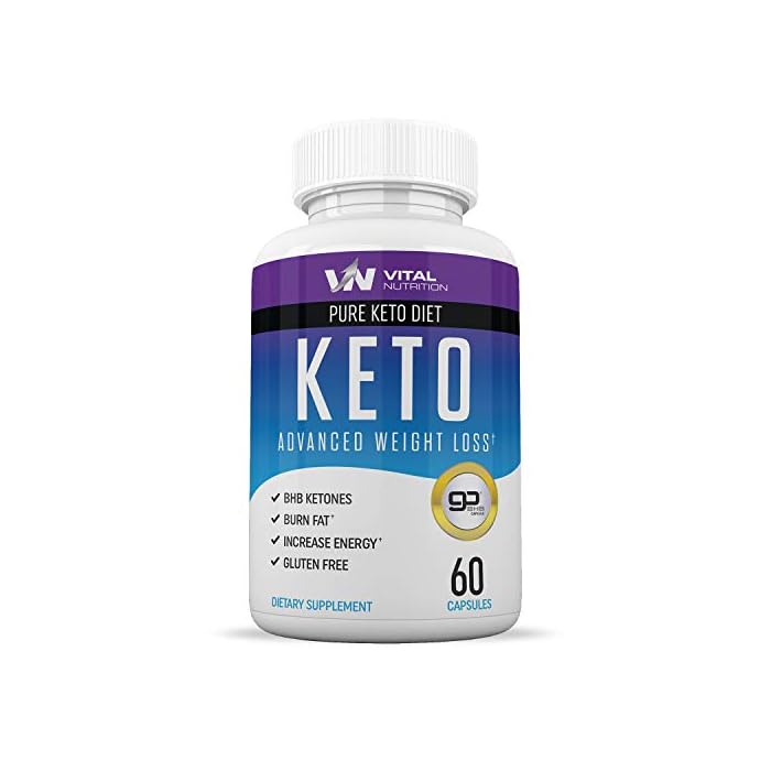 Pure Keto Diet Pills - Ketosis Supplement & Ketogenic Carb Blocker - Best Keto Diet Pills for Women and Men - Helps…