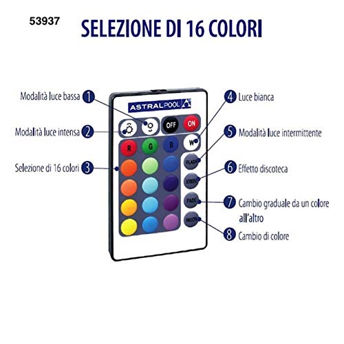 LordsWorld - Astralpool - 53937 Starlight Altair Oval Schwimm Lampe 290mm X 320mm - Pool und Garten Beleuchtung… – Bild 3