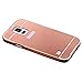 S5 Case, Galaxy S5 Case, TabPow [Electroplating Series] Luxury Slim Hard Back Case Cover Bumper [Mirror Case] for Samsung Galaxy S5 SV I9600, Rose Gold