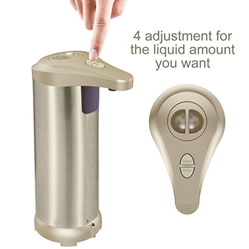 image for THZY Soap Dispenser Hand Free Automatic Lotion Dispenser Stainless Ste