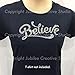 Believe Bold Iron On Rhinestone Crystal Transfer by JCS Rhinestones