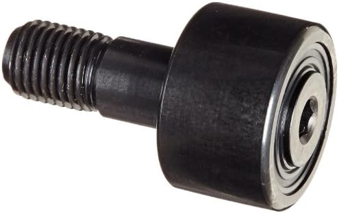 RBC Cam Follower CRBC1 1.000" Outside Diameter, Stud Type, RBC Roller Cylindrical Roller Design, Crowned Outer Ring Cam Follower