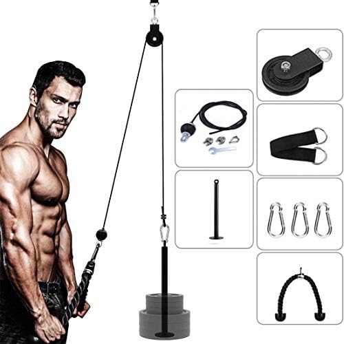 ANMKOT Pulley System Gym,LAT Pull Downs Arm Strength Training Weight