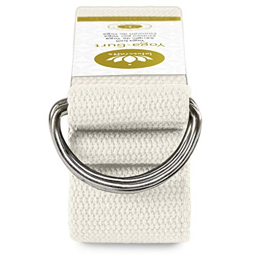 image for Lotuscrafts Yoga Strap for Stretching and Excercise - 100% Organic Cot