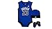 Nike Jordan Jumpman 3 Piece Infant Set (0-6 Months, Blue (3623) / Black/White/Blue)
