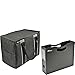 AutoExec AUE14104 Black Mini File Tote Organizer with one Hanging File Holder