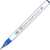 Kuretake ZIG Clean Color Real Brush Pen, Corn Flower Blue Ink