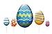 aahs!! Engraving Easter Egg Yard Signs, Outdoor Decorations 5 Pieces