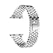 YJYdada Stainless Steel Smart Watch Band Replacement Strap For Apple Watch Series 3 38MM (Silver)