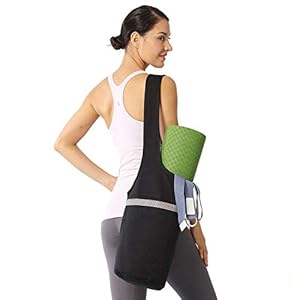 Yoga Mat Bag with Large Size Pocket, Yoga Mat Tote Carrier for Women