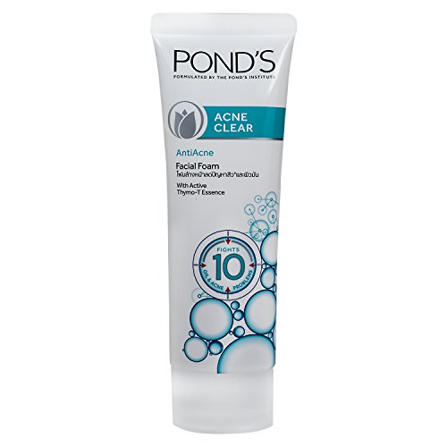 Pond s acne clear white multi action foam :100g