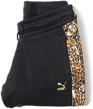 Amazon プーマ ライン入り スウェットパンツ Puma アニマル柄 ヒョウ柄 セットアップ ジャージ レディース 正規取扱品 M Black 01 ジャージ上下セット 通販