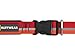 Ruffwear Adjustable Length Dog Lead, Hands Free - Waist Belt for Running, Walking or Hiking, All Sized Breeds, Length: 1.1-1.8 m (3.5-6 ft), Width: 25 mm (1 in), Kokanee Red, Slackline Leash, 40403-604