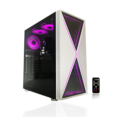 Gaming PC Desktop White Computer by Alarco Intel i5