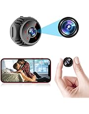 Upgraded Mini Spy Camera Wireless Hidden WiFi Nanny Cam Baby Monitor 1080P HD Home Security Indoor Video Recorder with Live Feed Phone APP Night Vision Motion Detection