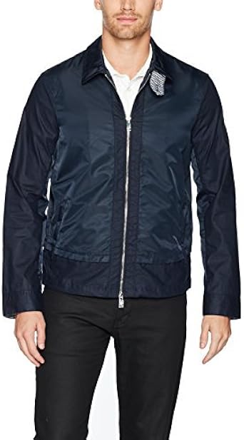 Chamarra de piel armani exchange Clearance