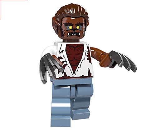 image for GINKO 8 Pack Mini Halloween Building Blocks,Minifigures with Accessori