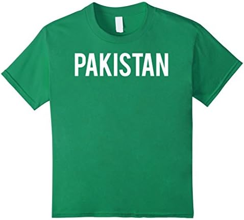 unisex-child Pakistan T Shirt Cool pakistani country fan funny cheap tee 4 Kelly Green