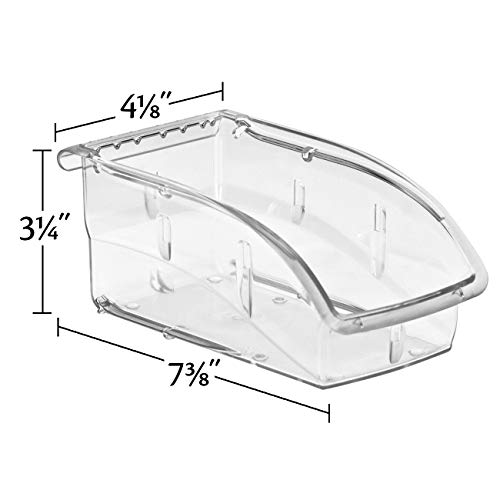 AkroMils 305A3 Insight UltraClear Hanging and Stacking Plastic