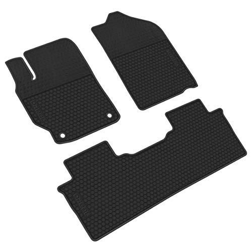 iallauto All Weather Floor Liners Custom Fit Toyota Camry 7th 2012-2017 Heavy Duty Rubber Car Mats Vehicle Carpet Odorless-Full Black