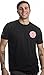 Ann Arbor T-shirt Co. Fire & Rescue Maltese Cross | Firefighter EMT Courage Honor Men Women T-Shirt-(Adult,S) Black