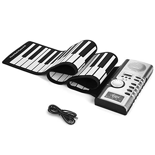 Aiersi Flexible Soft 61 Key Roll Up Finger Piano For Beginners Kids