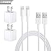 iPhone Charger, MFi Certified Lightning Cable, 2 Sets iPhone Charger Wire Data Sync Charging Cord Compatible with iPhone X/8 Plus/7 Plus/6s/6 Plus/6s Plus/5/5s/5c/XS/XR/XS Max[2-Pack]