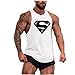 TECOFFER Men's BodyBuilding Tank Tops Stringer Gym Fitness Vest Workout