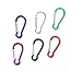 AGPtek Spring-loaded Gate Bottle Gourd Shaped Aluminum Locking Carabiner for Home, RV, Camping, Fishing, Hiking, Traveling and Keychain, 2-Inch, Assorted Colors (Set of 36)