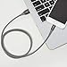 Amazon Basics Double Nylon Braided USB-A Cable with Lightning Connector, Premium Collection, MFi Certified Apple iPhone Charger, 3 Foot, Dark Grey