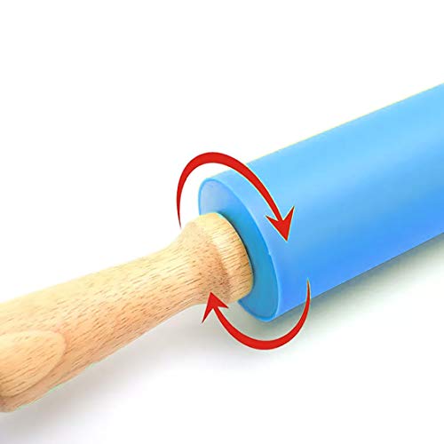 5D Diamond Painting Tool Silicone Roller, Accessories for DIY Rhinestone Embroidery by Number Kit Full Drill Sticking Tightly for Adults Kids (2 Pack)