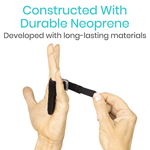 Vive Trigger Finger Splint Brace Middle, Pinky, Pointer, Ring and Thumb Support Palm Strap