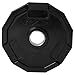 CAP Barbell Olympic 2-Inch 3-Grip Rubber Plate, Single
