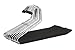 J.S. Hanger Open Ended Anti-rust Metal Slack Pant Hangers with Non-slip Foam Coating, 20-Pack